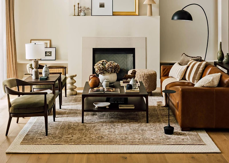 Heritage Rug 96x120 Ivory/Natural