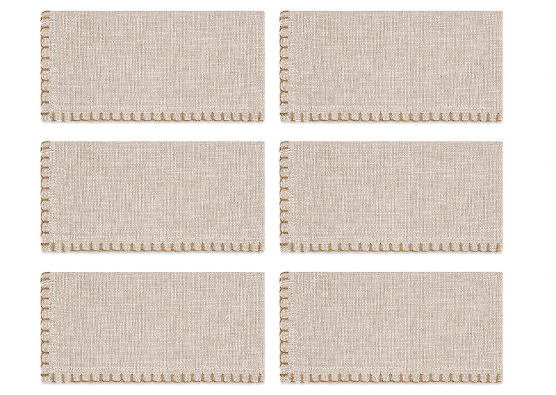 Aria Napkins Set of 6 Mushroom