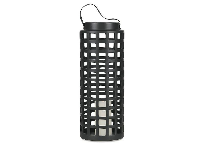 Luce Lantern Tall Black