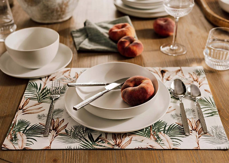 Aruba Placemat Ivory/Green