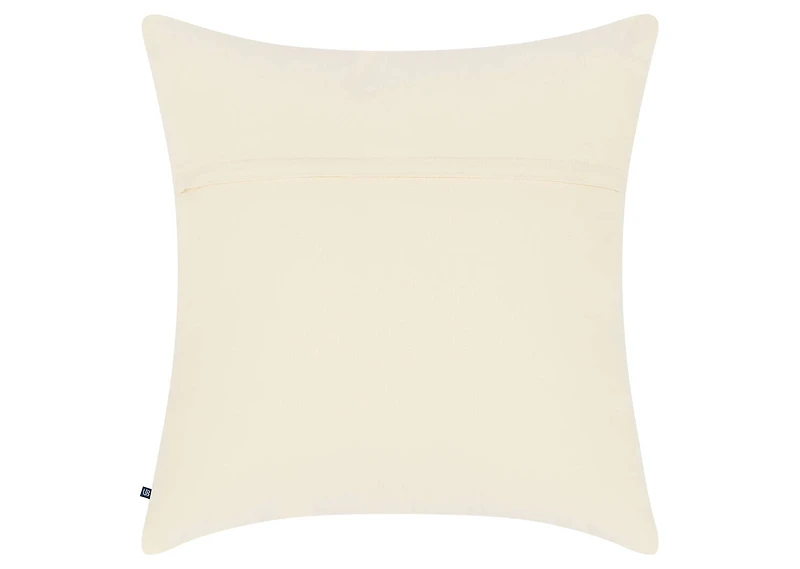 Zeb Cotton Pillow 20x20 Ivory/Brown