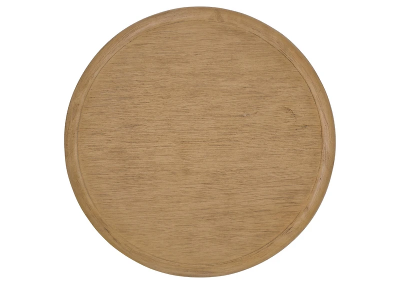 Jayman Round Side Table -Cava Sesame