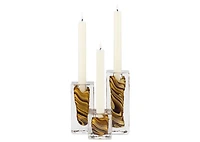Lior Candle Holder Large Brown