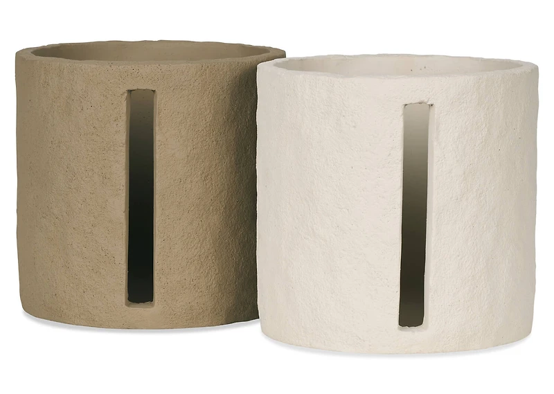 Foley Candle Holder Brown