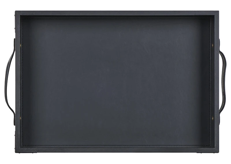 Beckett Wood Tray Small Black