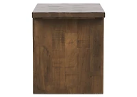 Percival Side Table -Lawson Umber