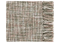 Betina Throw Ivory/Sage/Pink Dust
