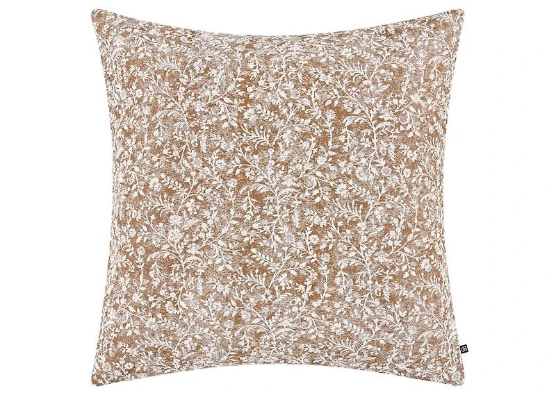 Hayley Pillow 20x20 Toffee/Ivory