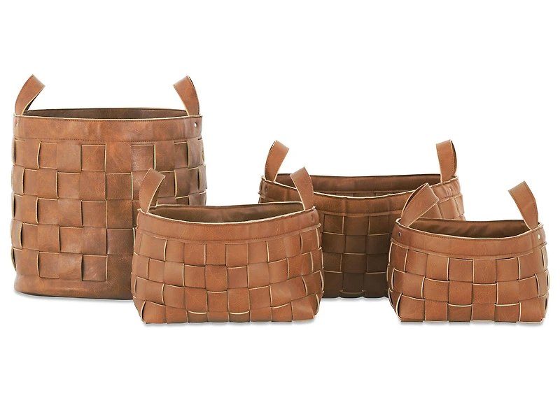 Iona Basket Medium Cognac
