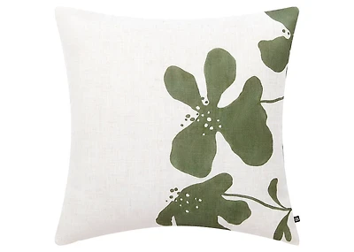 Nylah Pillow 20x20 Ivory/Green