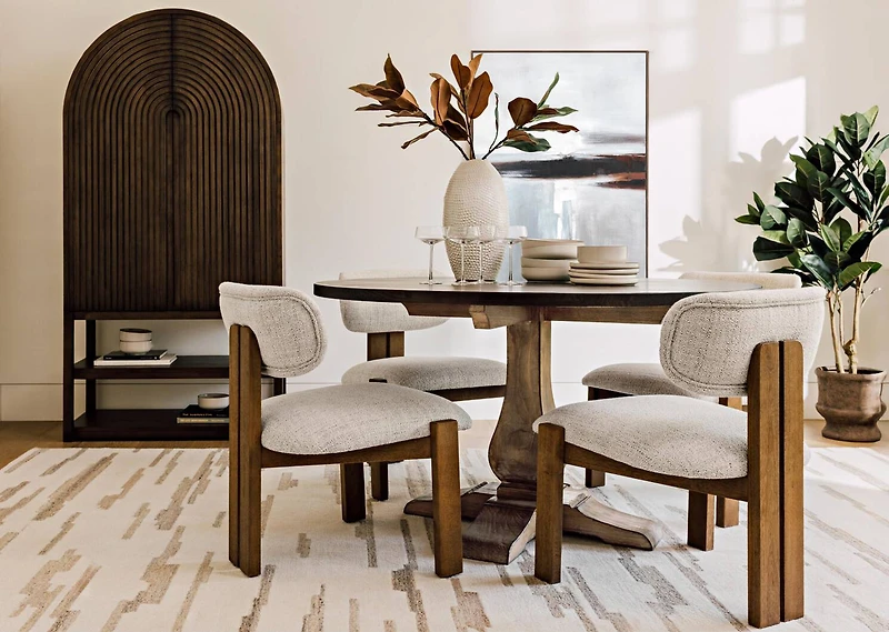 Finley Rug 94x120 Ivory