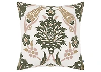 Manon Cotton Pillow 20x20 Iv/Pink/Gre