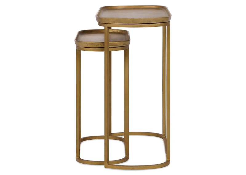 Lisboa Nesting Table Set -Brass
