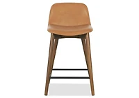 Decklyn Lthr Counter Stool -Olson Camel