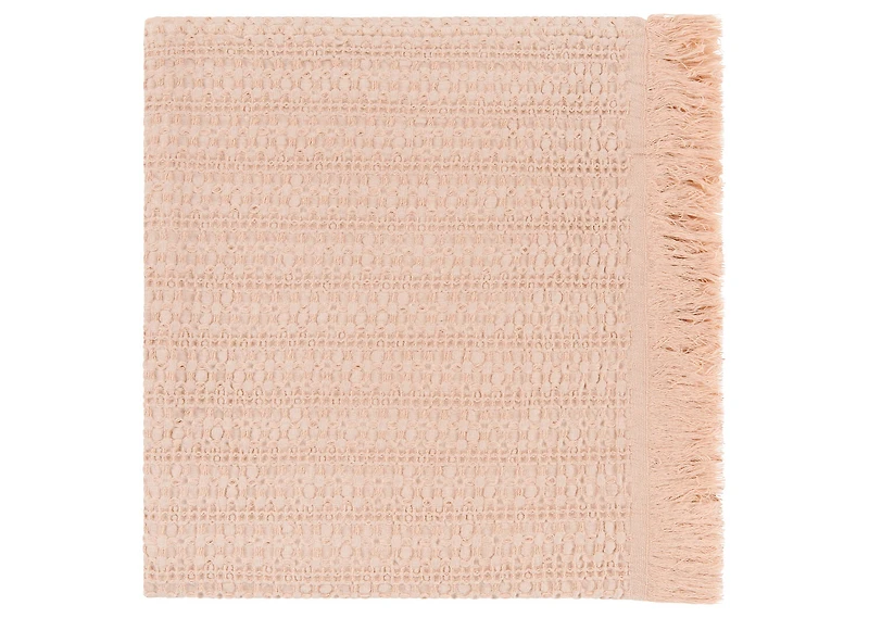 Darwin Waffle Throw Pink Dust
