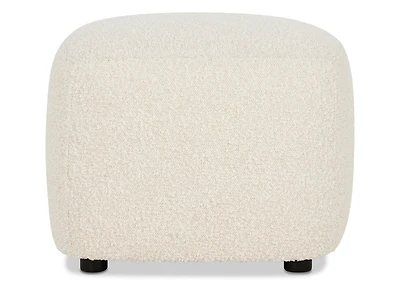 Kodie Ottoman -Amalie Ivory