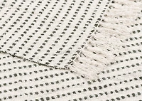 Whitby Throw Ivory/Green