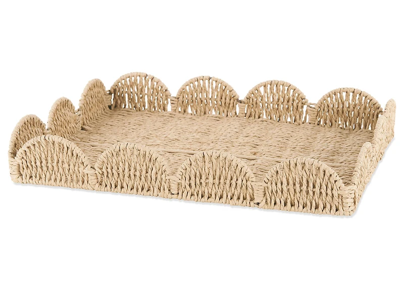Elodie Scalloped Tray