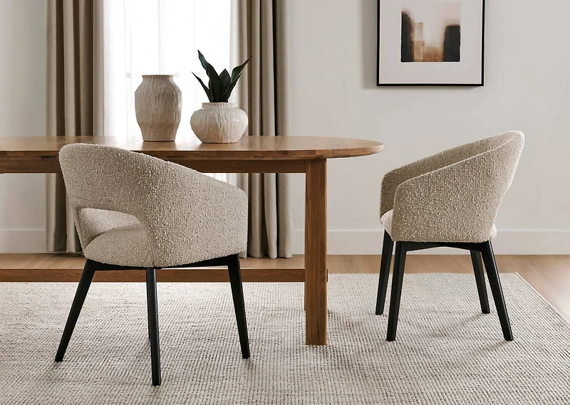 Wellis Dining Chair -Eureka Vanilla