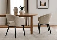 Wellis Dining Chair -Eureka Vanilla