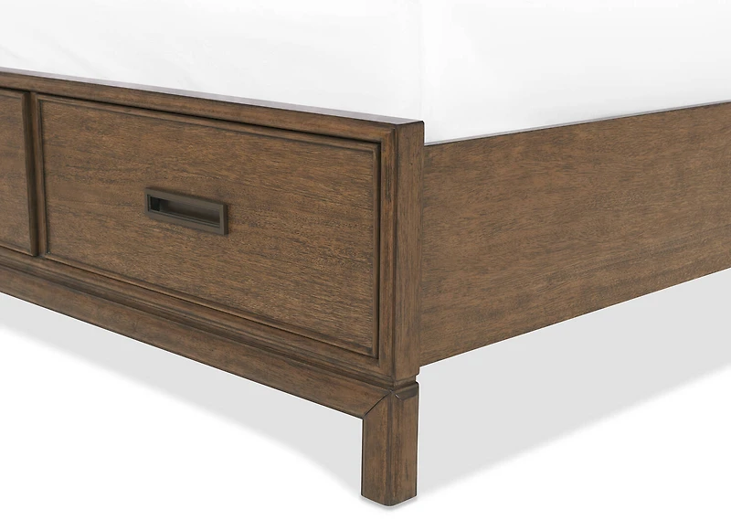 Wickham St Bed -Arwin Br/Yala Tan