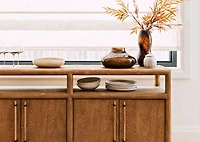 Orlo Vase Wide Brown