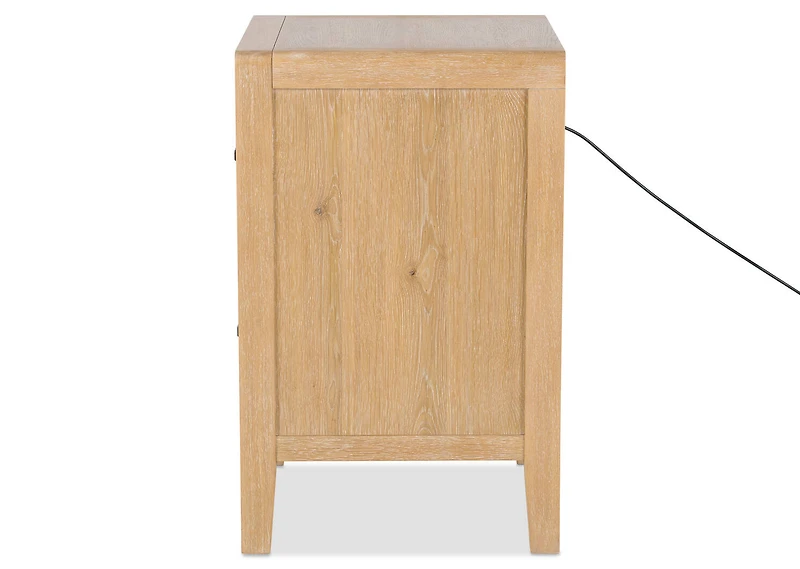 Marisol Slim Nightstand -Nevin Sand