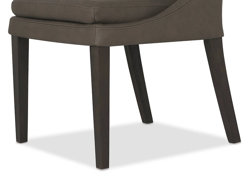 Maurizio Lthr Dining Chair -Torino Mocha