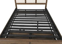 Wickham St Bed -Arwin Br/Yala Tan, KING