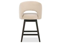 Rielle Swivel Counter Stool -Cai Latte