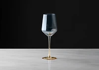 Abie Wine Glass Amber/Grey