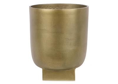 Maila Planter Small Antique Brass