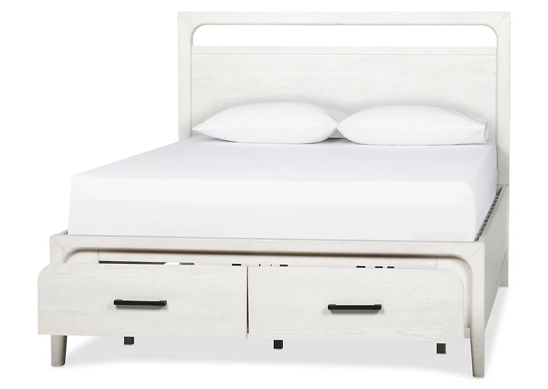 Marisol Storage Bed -Nevin Fog, QUEEN