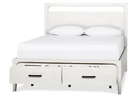 Marisol Storage Bed -Nevin Fog, QUEEN