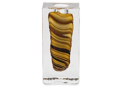 Lior Candle Holder Medium Brown