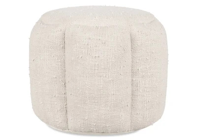 Mara Cotton Pouf Ivory