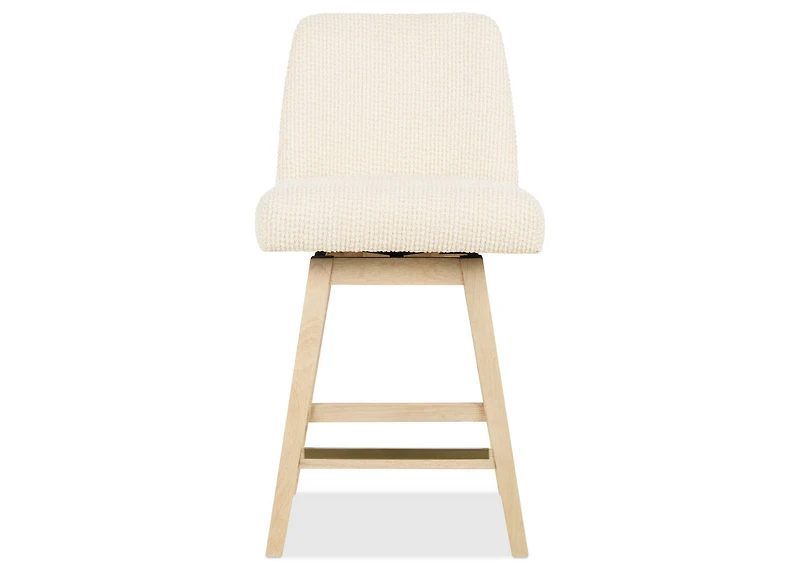 Blair Swivel Counter Stool -Elna Ivory