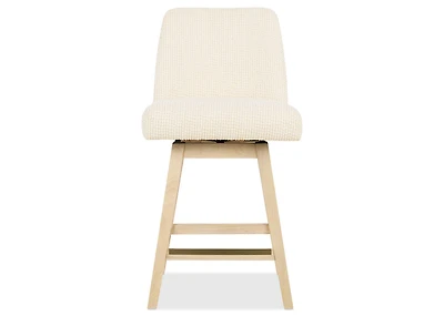 Blair Swivel Counter Stool -Elna Ivory