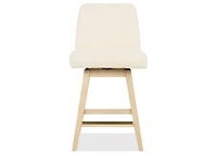 Blair Swivel Counter Stool -Elna Ivory