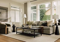 Casis Rug 96x120 Grey/Ivory