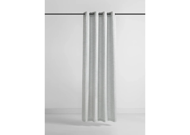 Fletcher Striped Curtain 96 Lt. Grey