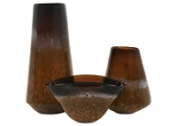 Dagny Vase Tall Brown