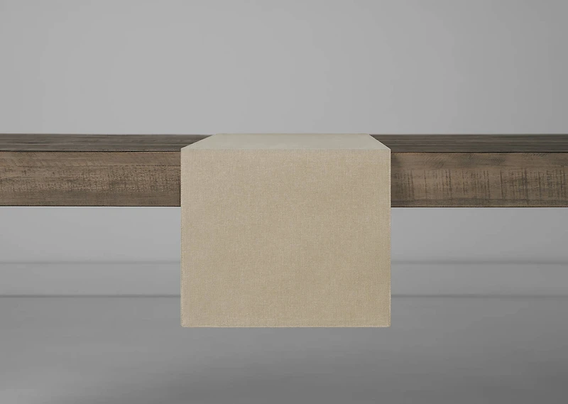 Hydrangea Table Runner Natural/Sand