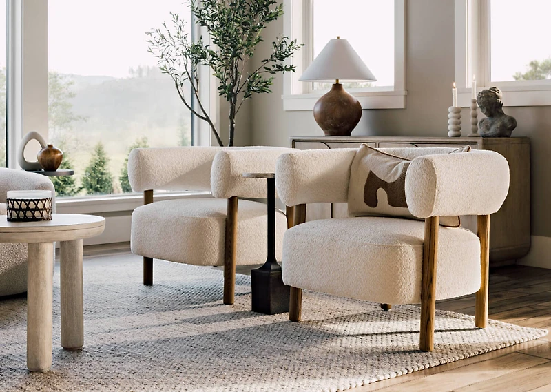 Turner Rug 96x120 Natural/Ivory