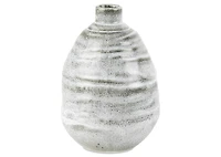 Shilo Vase Medium Grey/White