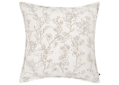 Taisie Botanical Pillow 20x20 Iv/Sand
