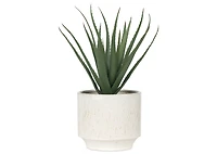 Fleur Planter Large Speckled White