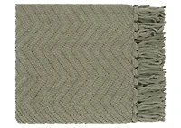 Elan Chenille Throw Sage