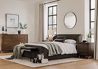 Erika Wall Mirror Round Black 31"