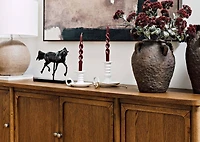 Wolf Candle Snuffer Brass